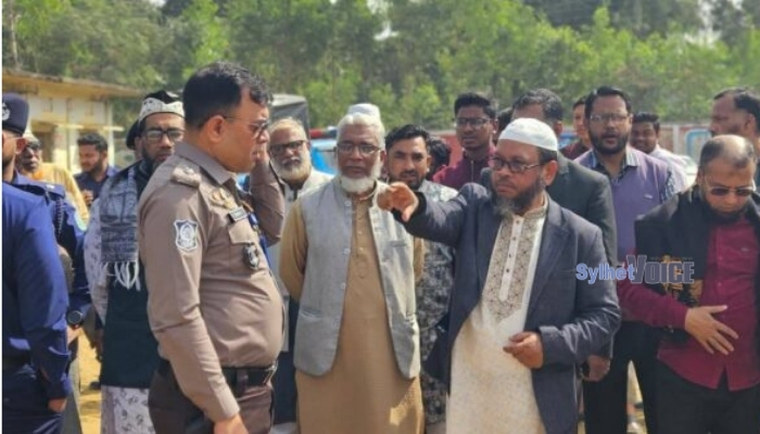 কুলাউড়ায় জামায়াতের আমীরের আগমন উপলক্ষে প্রস্তুতি মিছিল