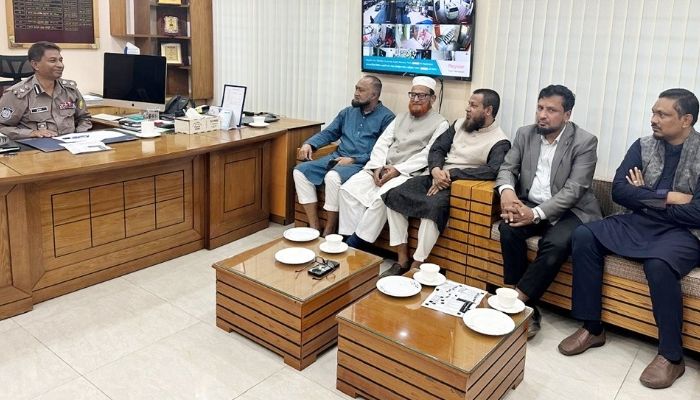 ৭ ফেব্রুয়ারি জনসভা সফল করতে এসএমপি কমিশনারের সঙ্গে জামায়াতের মতবিনিময়