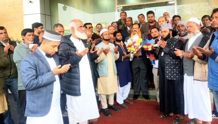 সুনামগঞ্জ জেলা বিএনপির সাবেক উপদেষ্টা আব্দুল গনিকে সংবর্ধনা
