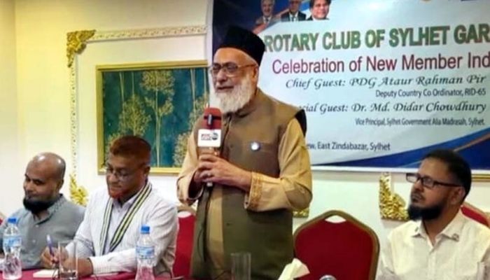 রোটারি ক্লাব অব সিলেট গার্ডেন সিটির নতুন সদস্য অভিষেক অনুষ্ঠিত