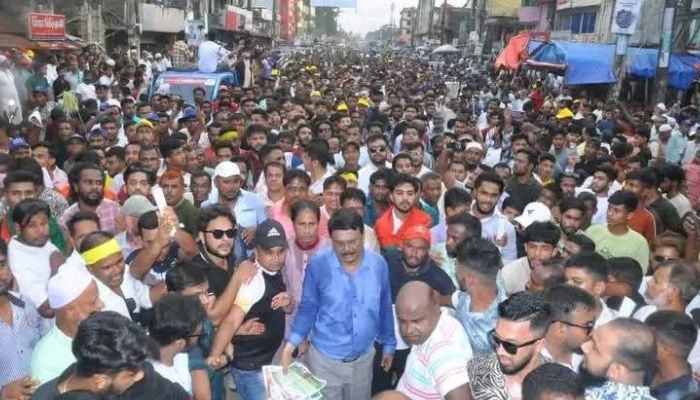 ছাতকে কলিম উদ্দিন আহমেদ মিলনের সমাবেশ