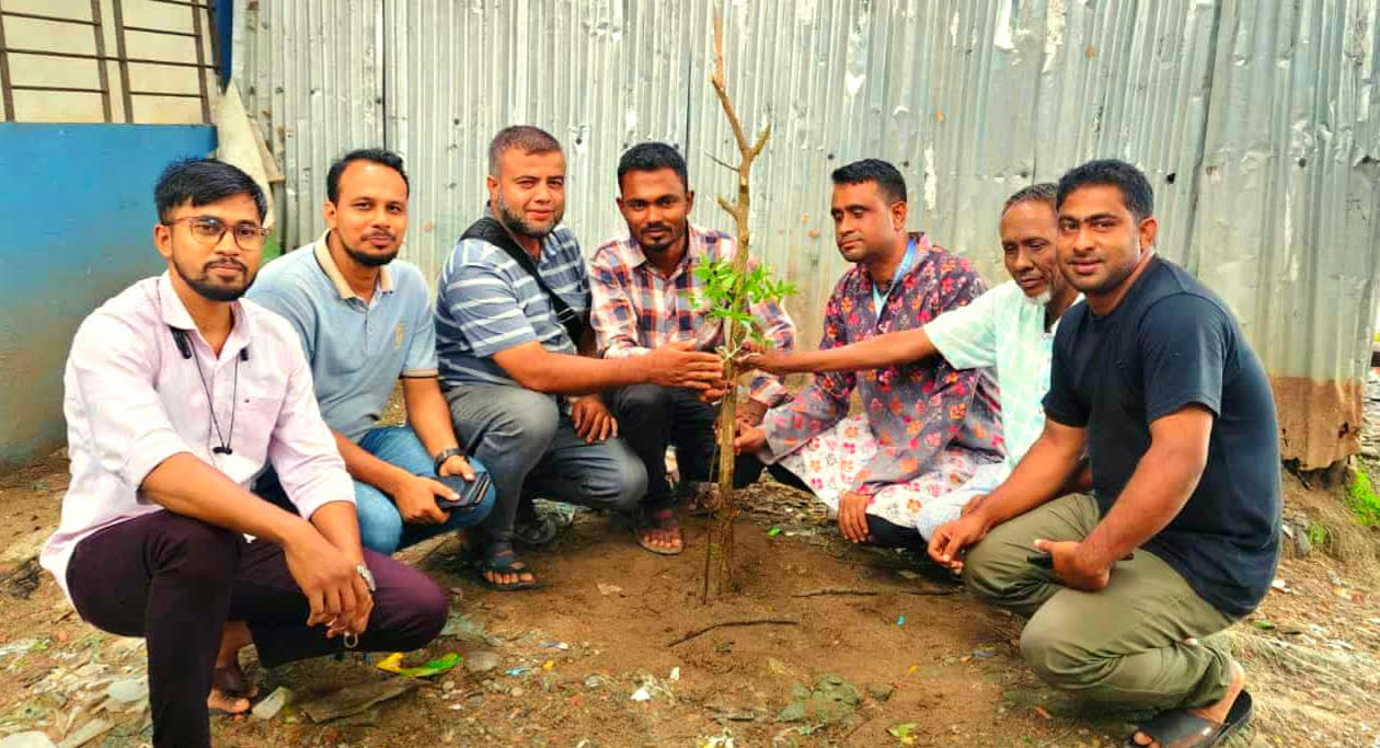 বিশ্ব প্রকৃতি সংরক্ষণ দিবসে গোয়াইনঘাট প্রেসক্লাবের বৃক্ষরোপণ কর্মসূচি