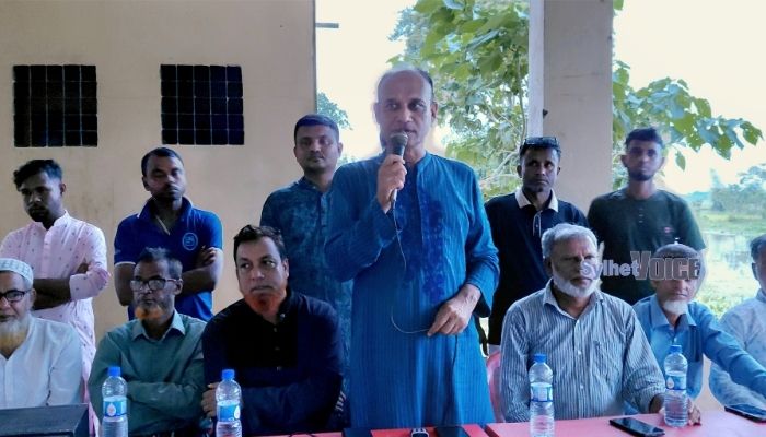 শান্তিগঞ্জের ঘোড়াডুম্বুরে বিএনপির কর্মীসভা