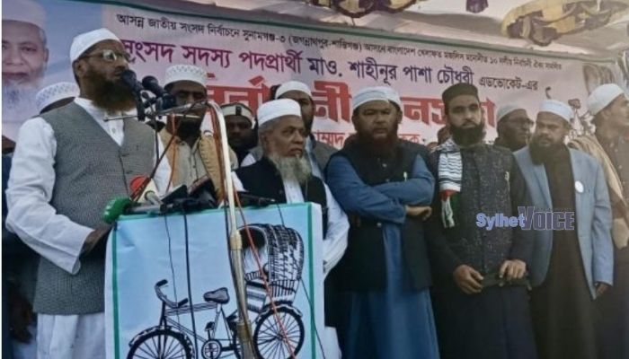 ‘ইনসাফের বাংলাদেশ গড়তে শাহিনুর পাশাকে রিকশা মার্কায় ভোট দিন’
